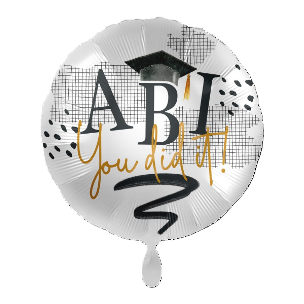 das-kost-mland-dekorationen-abi-you-did-it-folienballon-43cm-abi image 1