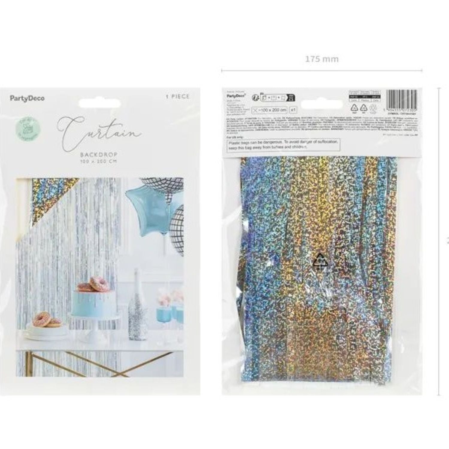 das-kost-mland-t-rvorhang-lametta-100x200cm-holografisch image 2