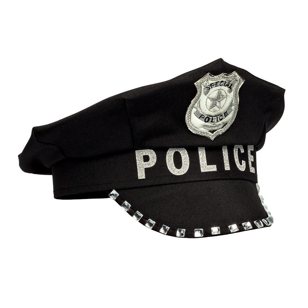 polizei-m-tze-police-chief-schwarz-polizist-kost-m-zubeh-r image 1