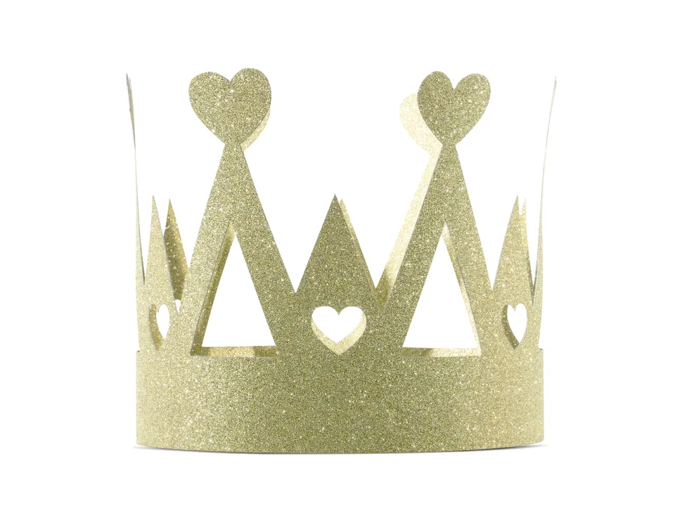 das-kost-mland-krone-gold-glitzer-herzen-partykrone image 1