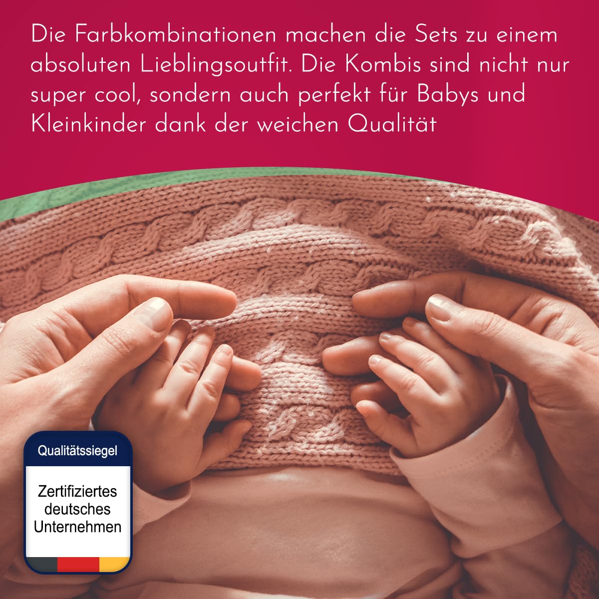 clinotest-nachwuchs-babykleidung-set-3tlg-rosa-baumwolle image 5