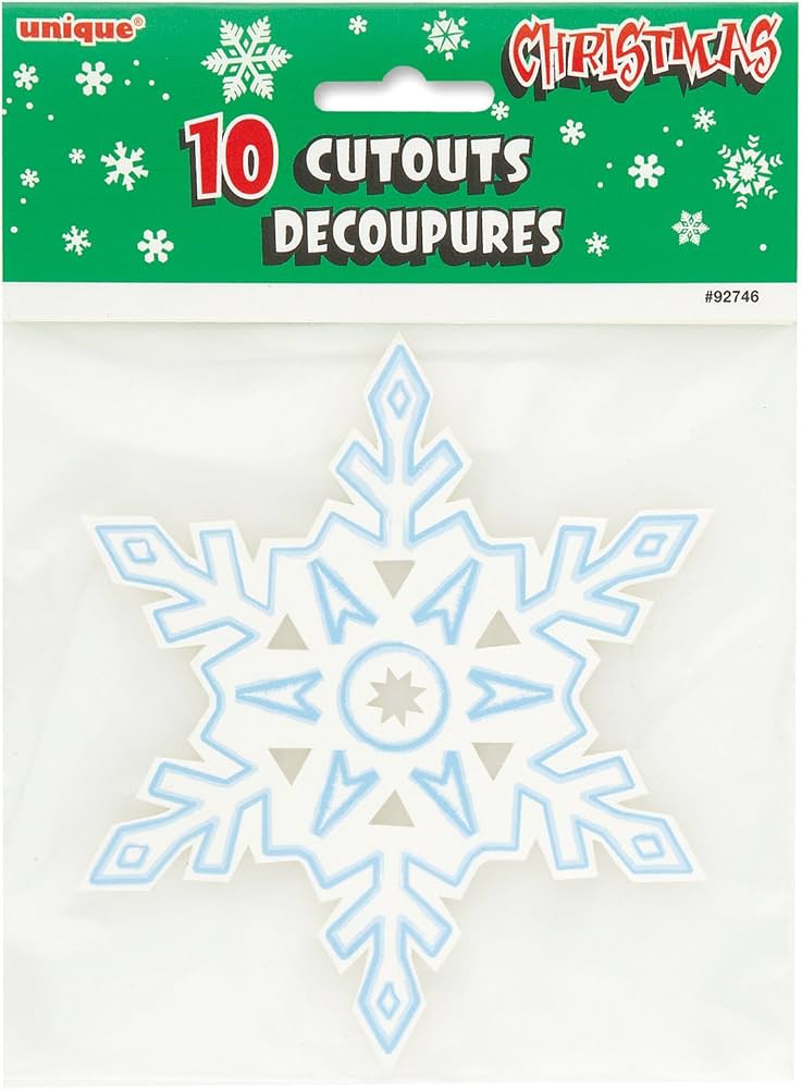 das-kost-mland-cutout-schneeflocke-weihnachten-deko-10-stk image 2