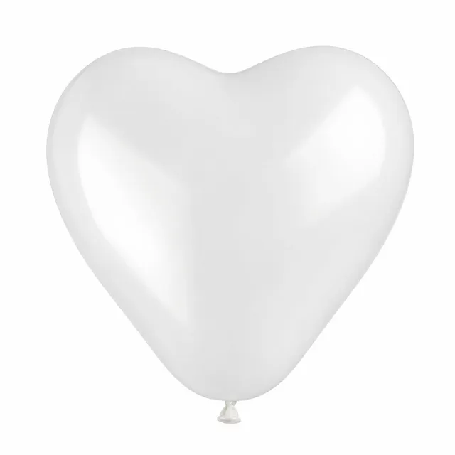 das-kost-mland-herz-latexballon-30-cm-wei-6-st-ck image 1