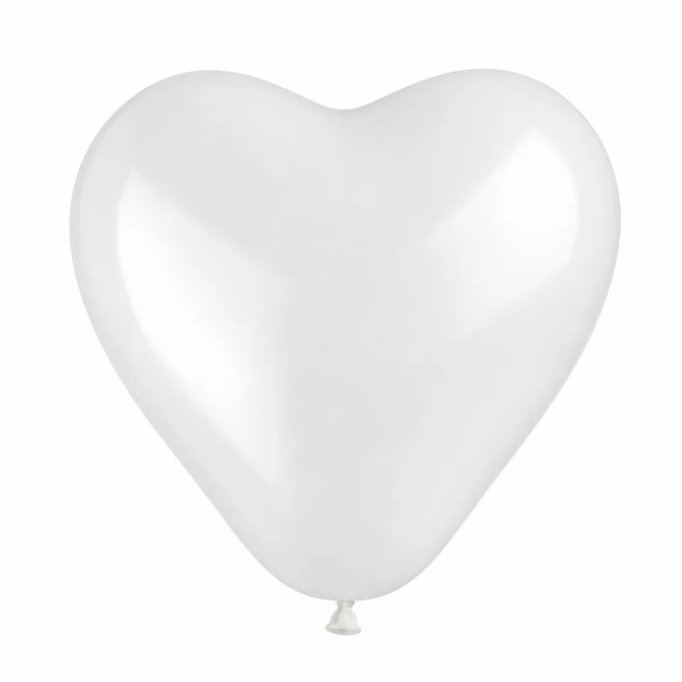 das-kost-mland-herz-latexballon-30-cm-wei-6-st-ck image 1