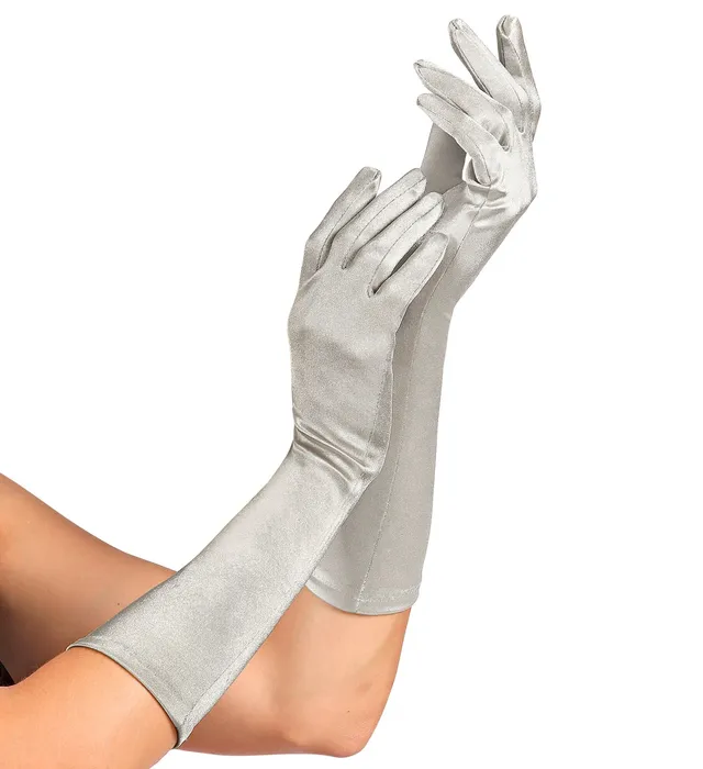 amsterdam-satin-handschuhe-silber-40-cm-14419 image 1