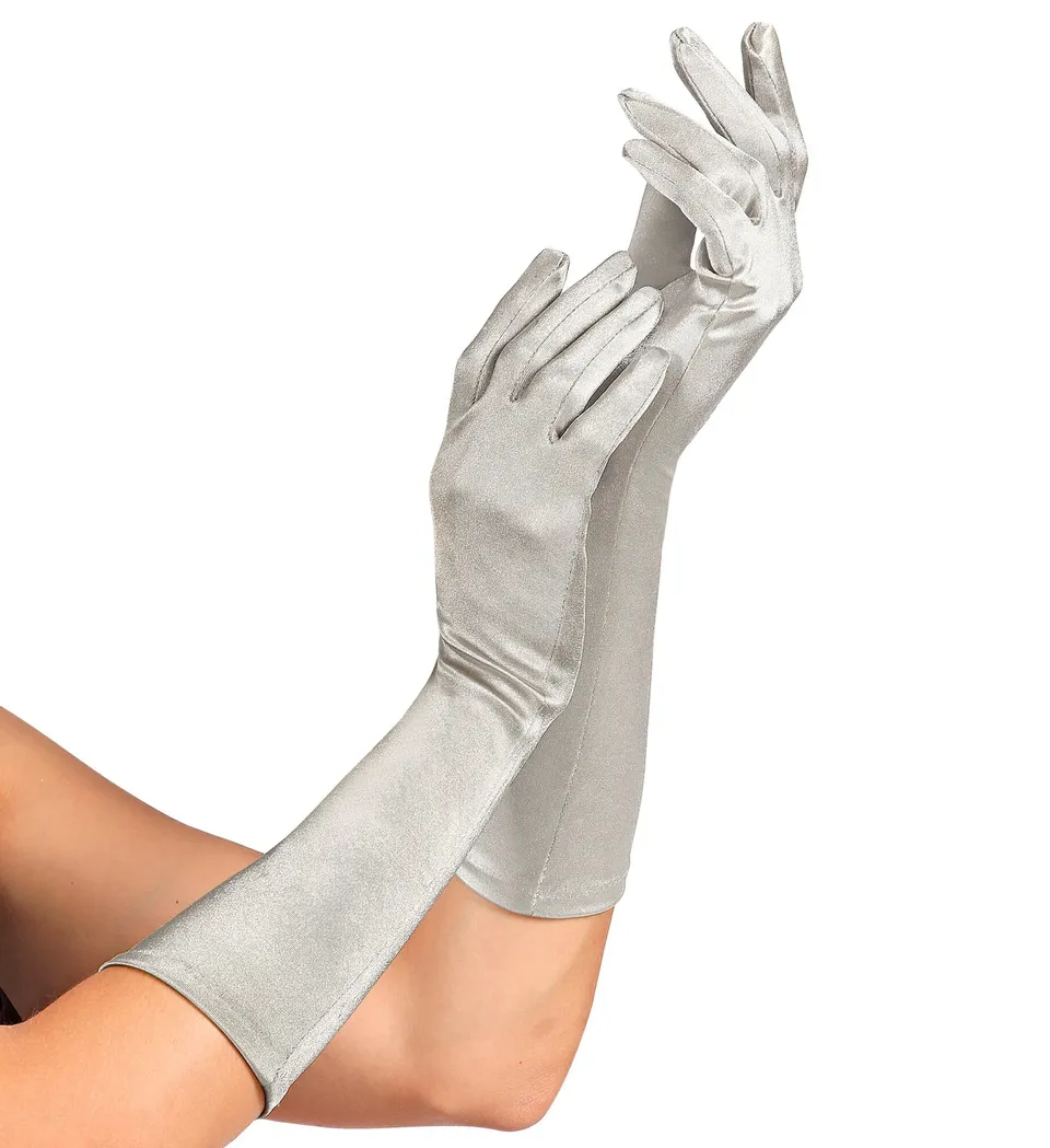 amsterdam-satin-handschuhe-silber-40-cm-14419 image 1