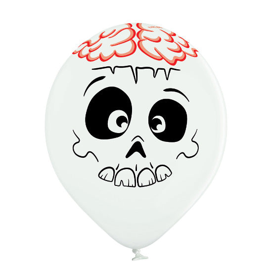 das-kost-mland-cute-and-creepy-luftballons-6er-mix-wei-gelb image 2