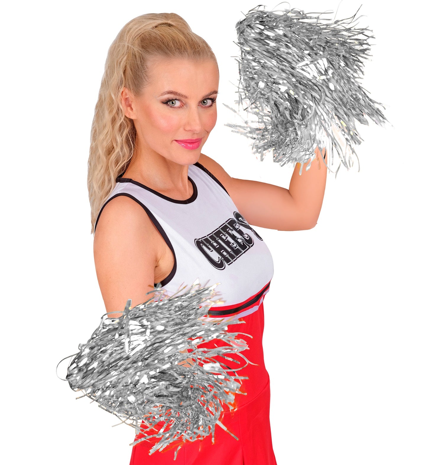 das-kost-mland-cheerleader-pompon-2-st-ck-silber-metallic image 3