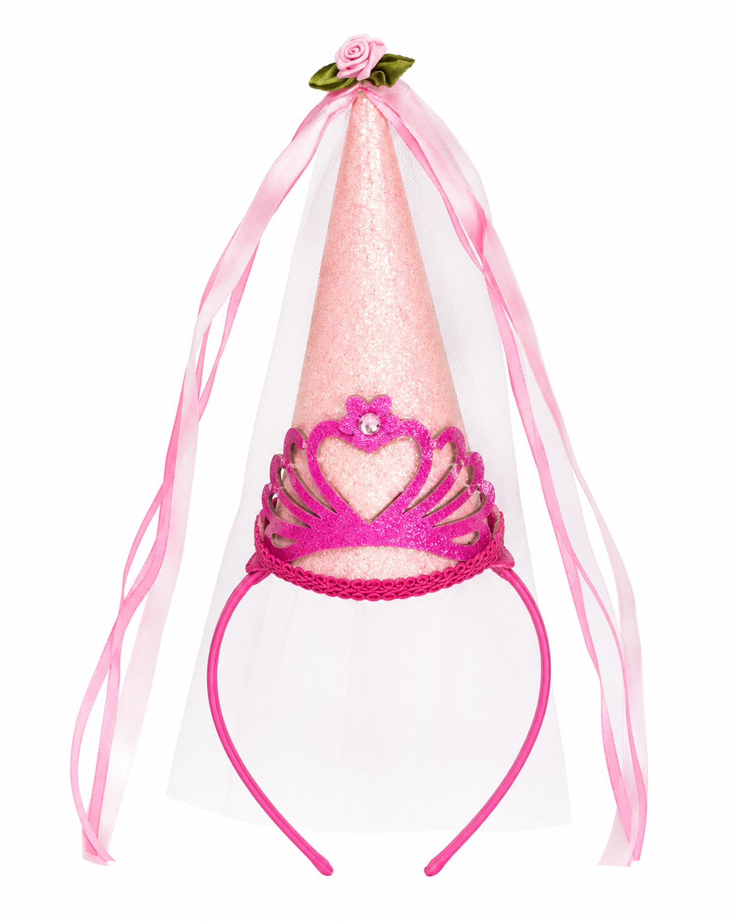 das-kost-mland-burgfr-ulein-haarreif-feenhut-rosa-m-dchen image 3