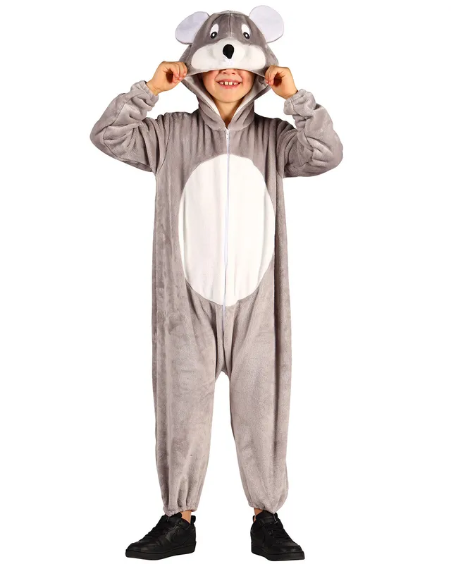 das-kost-mland-maus-kinderkost-m-grau-overall-gr-92 image 1