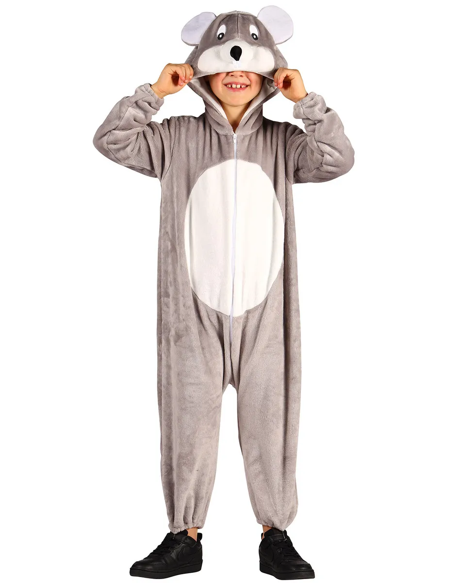 das-kost-mland-maus-kinderkost-m-grau-overall-gr-92 image 1