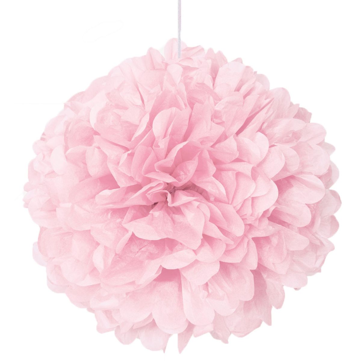 das-kost-mland-wabenball-fluffy-papierball-rosa-40-cm image 1