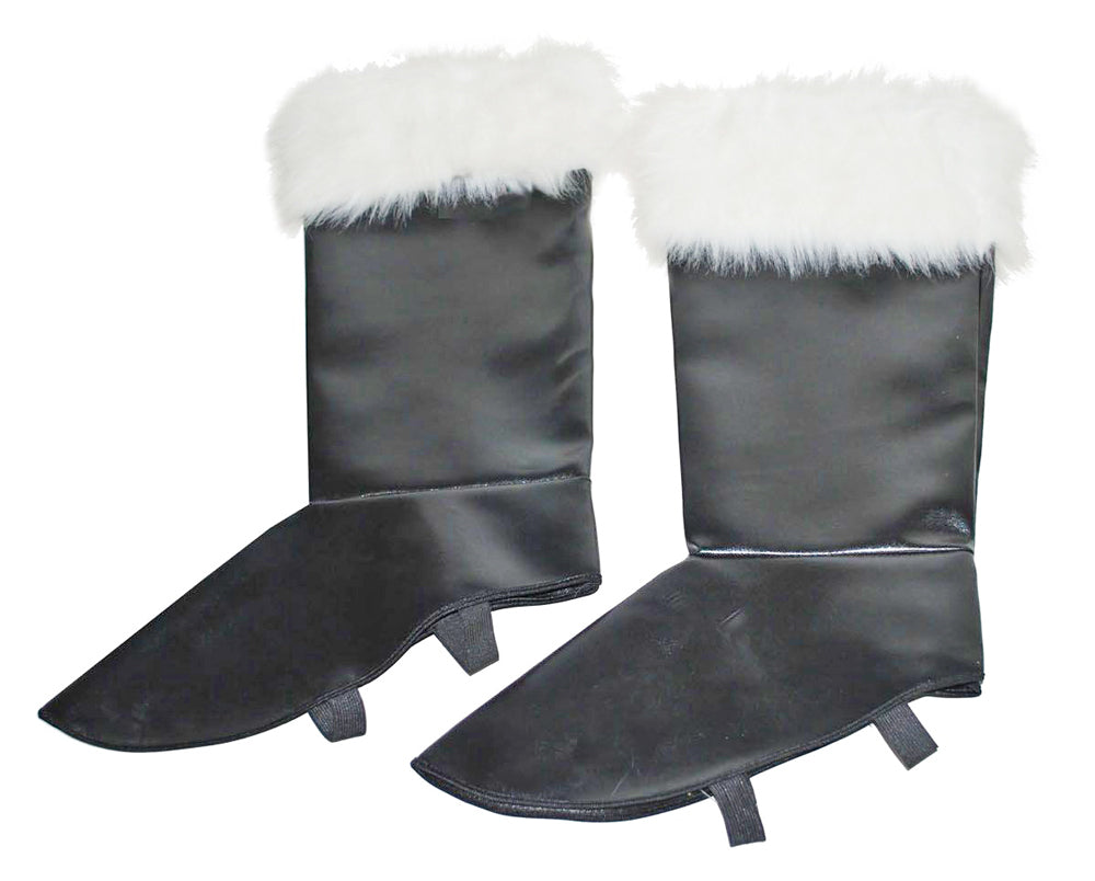 das-kost-mland-stiefelstulpen-fell-weihnachtsmann-schwarz-wei image 2
