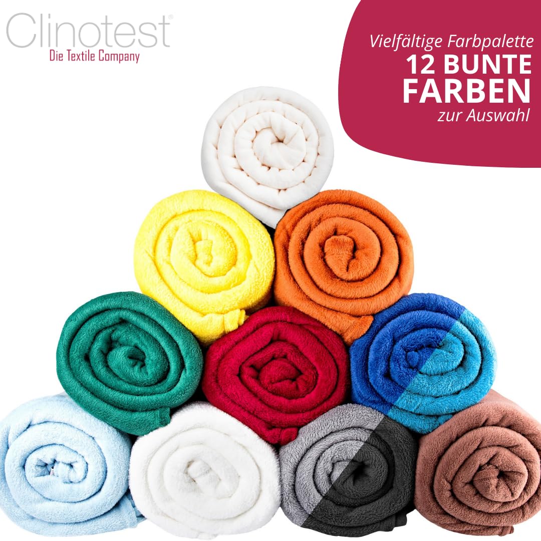 clinotest-bettwaren-kuscheldecke-150x220-blau-flauschig-polyester image 5