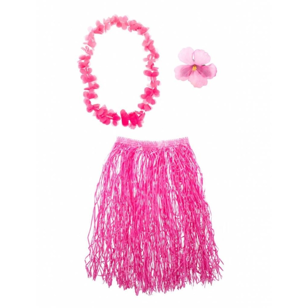 das-kost-mland-herren-hawaii-kost-m-flower-pink-3-tlg-60cm image 3