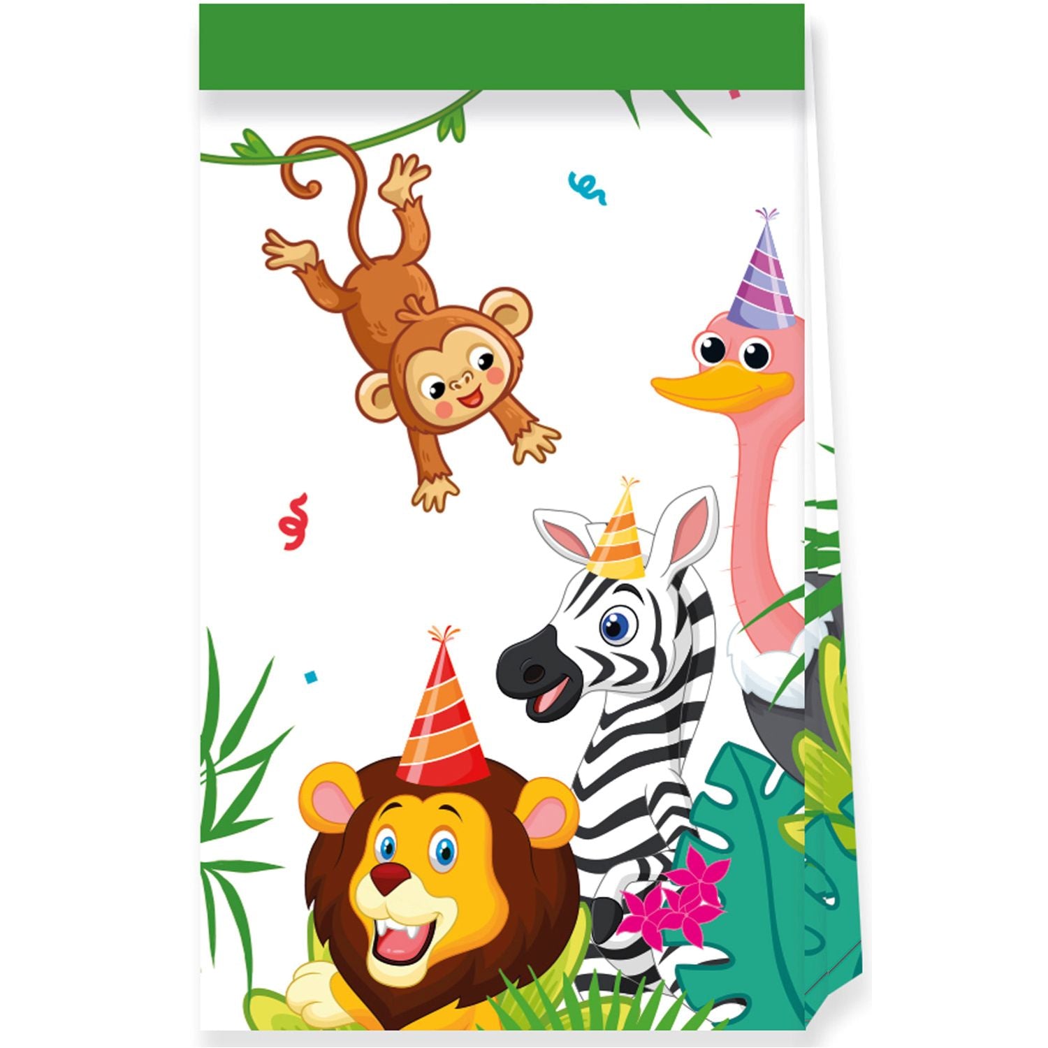 das-kost-mland-dschungeltiere-geschenkt-ten-4-st-ck-papiert-ten image 1