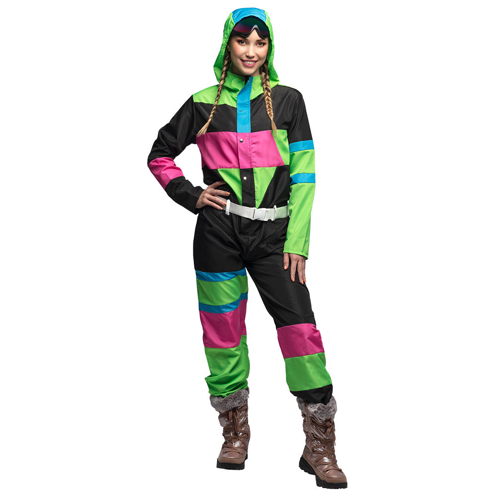 das-kost-mland-damen-skianzug-80s-3-tlg-overall-schwarz-gr-l image 3