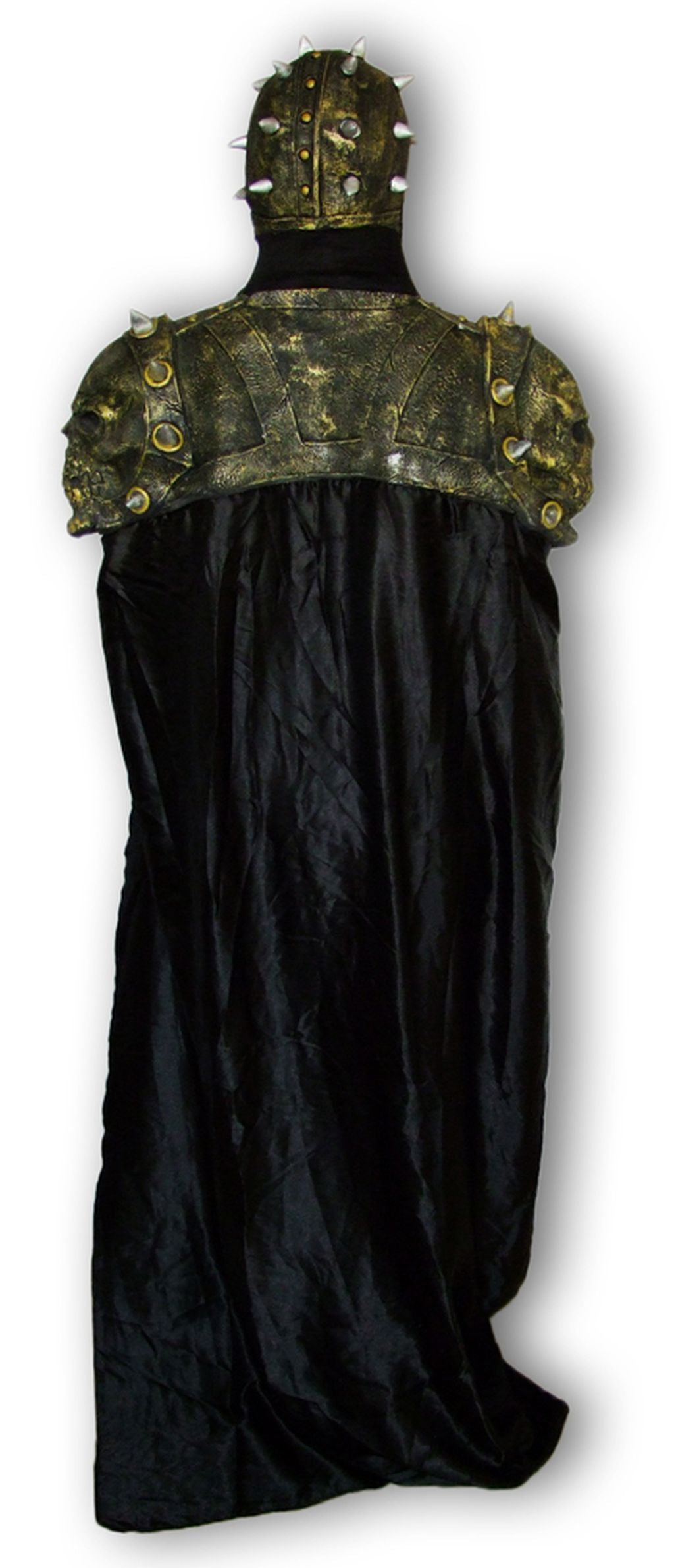 das-kost-mland-zombie-affenkrieger-maske-mit-umhang-latex image 3