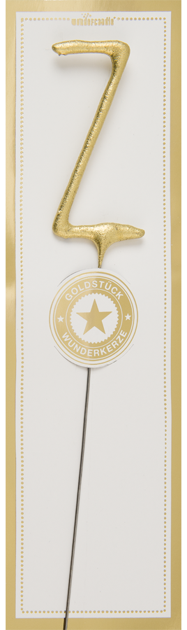 das-kost-mland-classic-wunderkerze-buchstabe-z-gold-6-5cm image 1