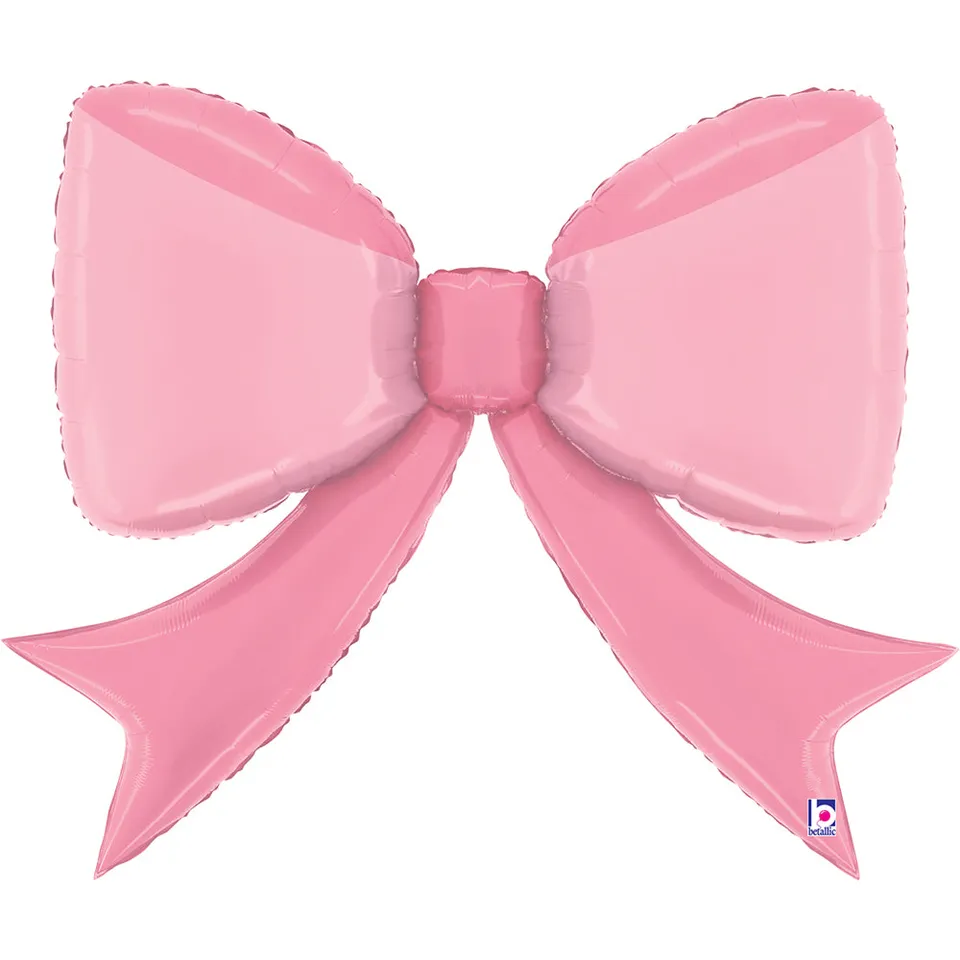 das-kost-mland-shape-folienballon-schleife-rosa-104cm-geschenk image 1