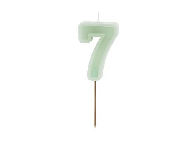 das-kost-mland-zahlenkerze-7-6cm-geburtstagskerze-gr-n image 1