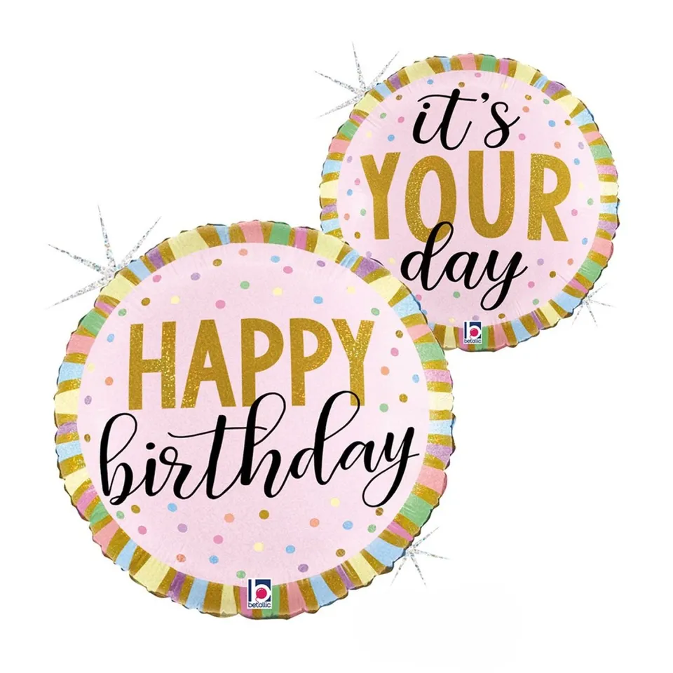das-kost-mland-dekorationen-folienballon-happy-birthday-holo-46cm image 1