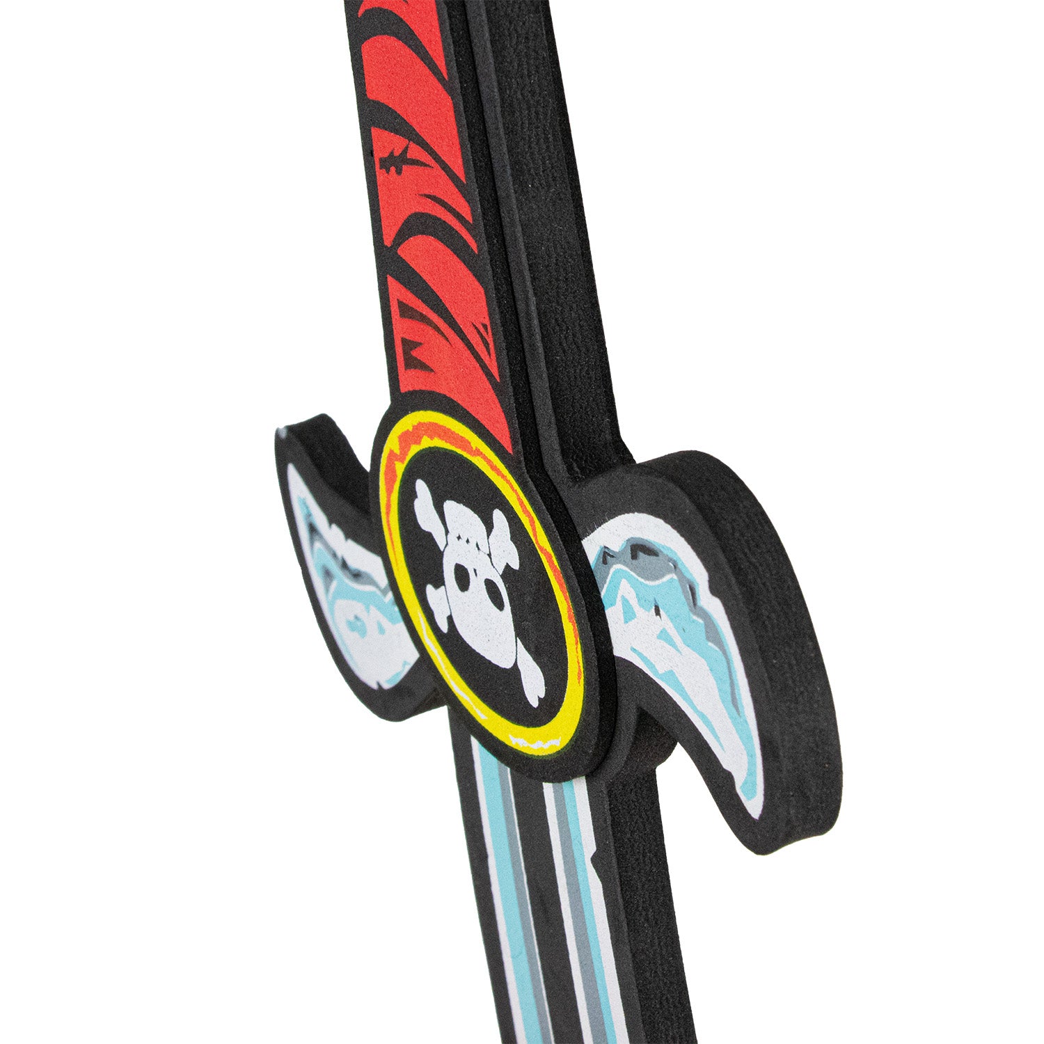 das-kost-mland-piraten-s-bel-53-cm-schwert-grau-rot-schaumstoff image 8