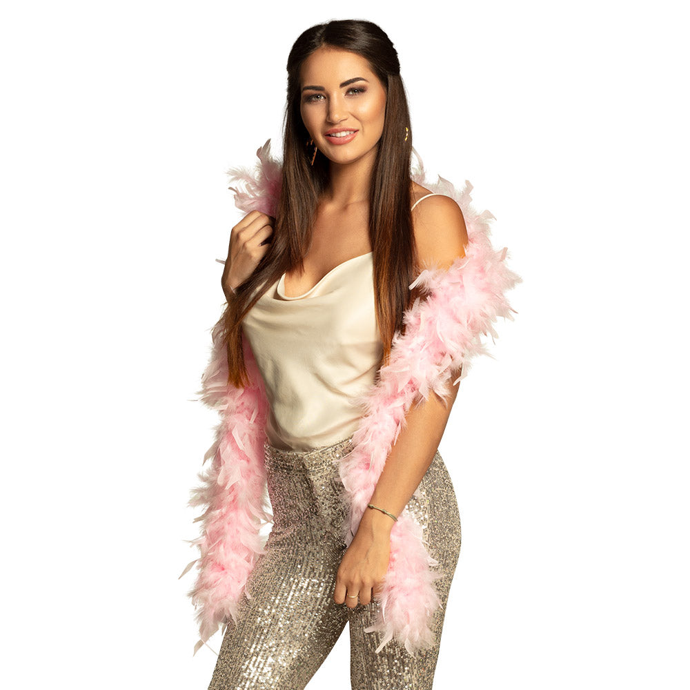 das-kost-mland-federboa-180cm-50g-rosa-accessoire image 1