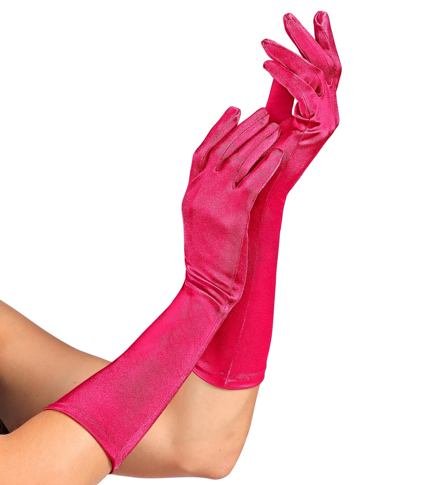 satin-handschuhe-amsterdam-40-cm-fuchsia-einheitsgr-e image 1