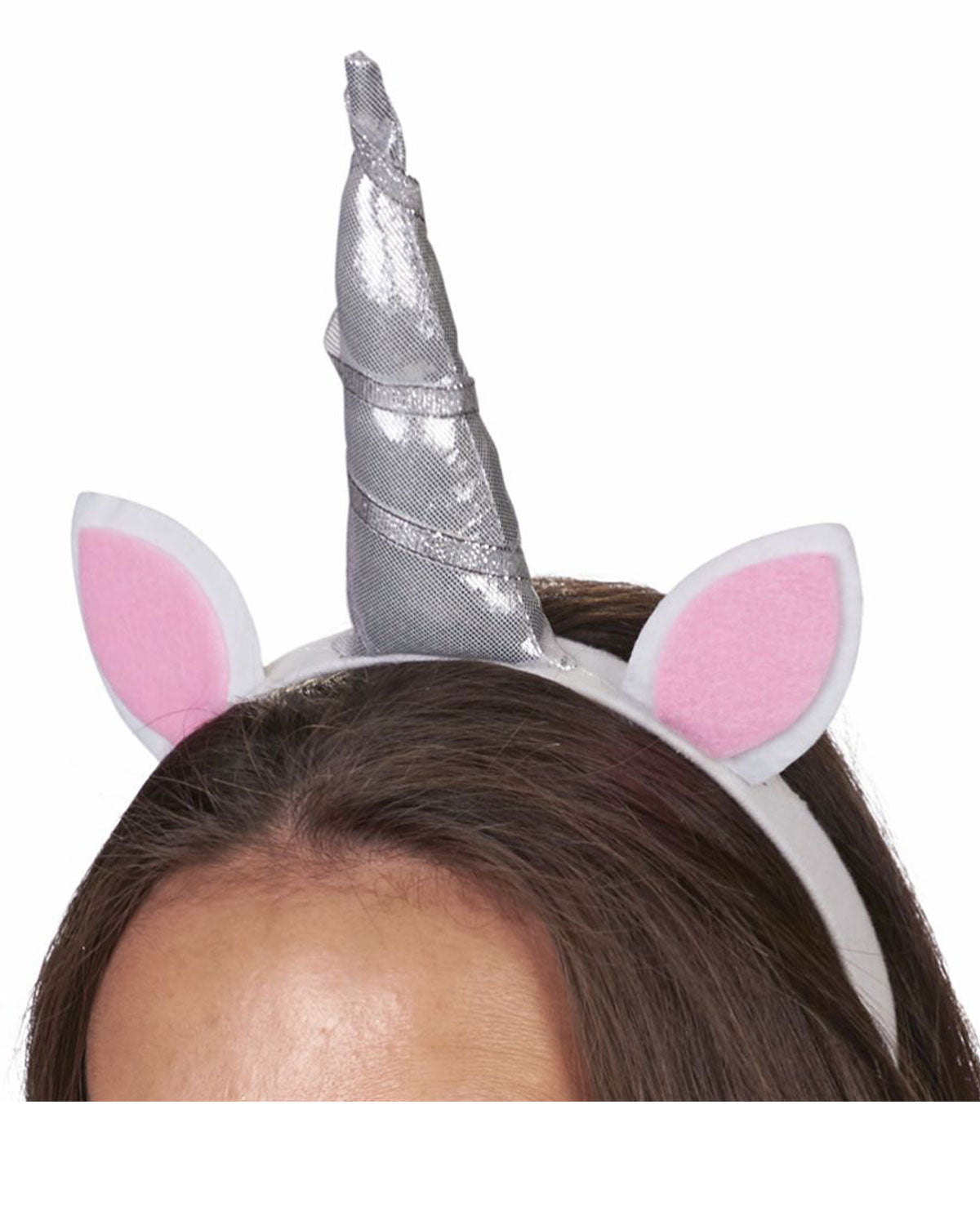 das-kost-mland-einhorn-haarreif-silber-wei-horn image 1