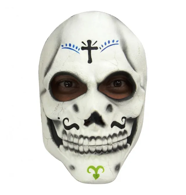 das-kost-mland-el-catrin-halloween-maske-day-of-the-dead-wei image 1
