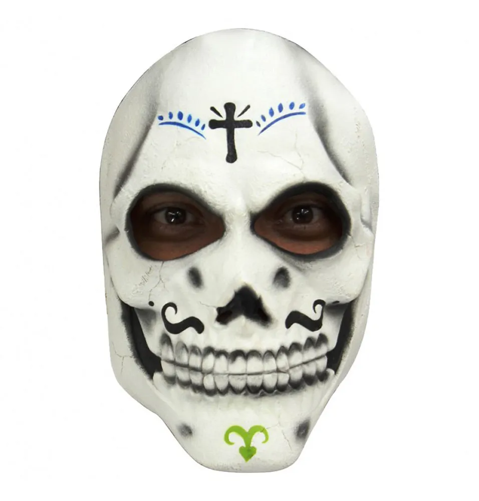 das-kost-mland-el-catrin-halloween-maske-day-of-the-dead-wei image 1