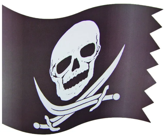 das-kost-mland-dekorationen-piratenflagge-totenkopf-schwarz-s-bel image 1