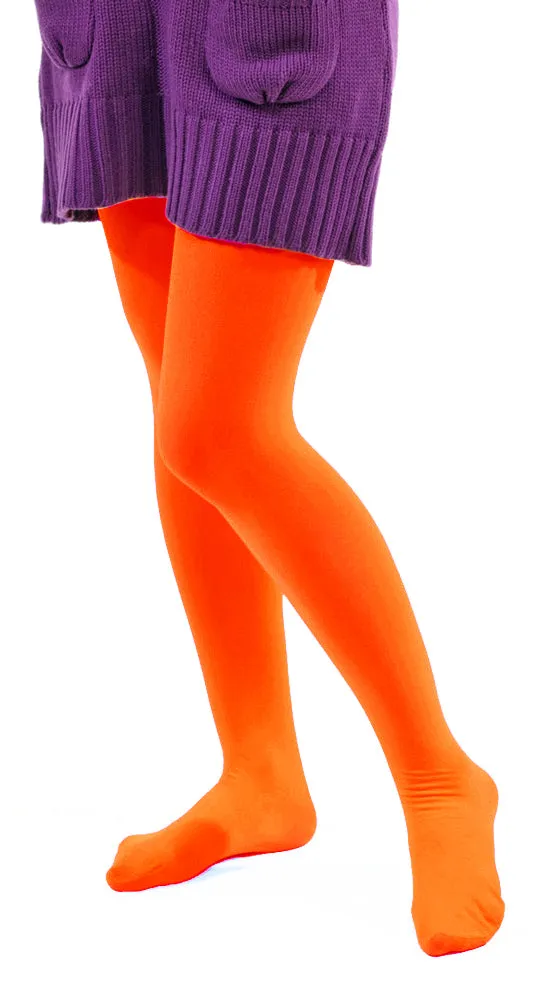 das-kost-mland-kinder-strumpfhose-neon-orange-blickdicht image 1