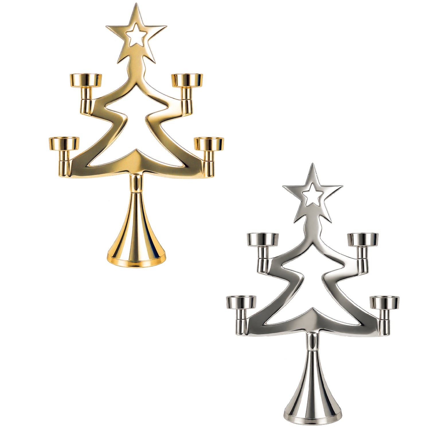 riffelmacher-adventskranz-kerzenhalter-gold-gro-38-cm-alu image 1