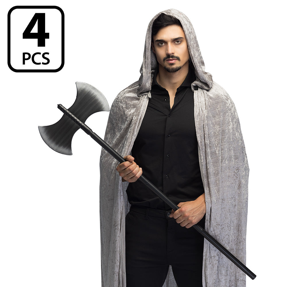 das-kost-mland-dungeon-doppelaxt-106-cm-kunststoff-wikinger image 2
