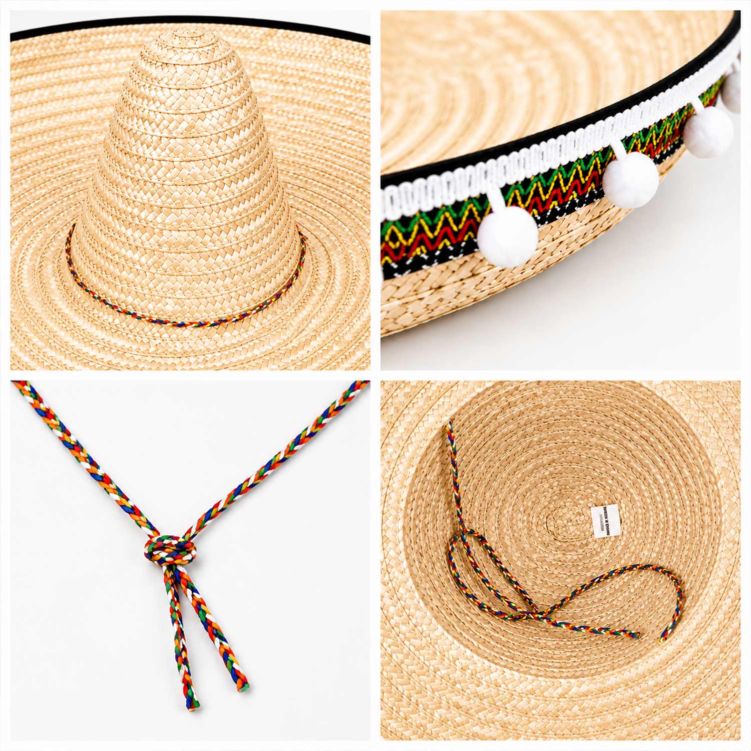 das-kost-mland-accessoires-mexikaner-sombrero-natur-60-cm image 5