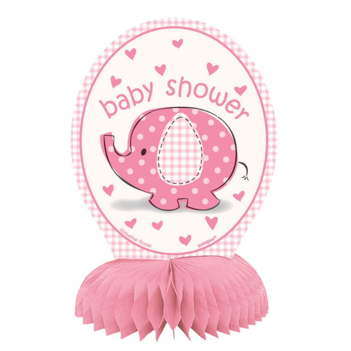 das-kost-mland-tischaufsteller-baby-elefant-pink-4er image 1