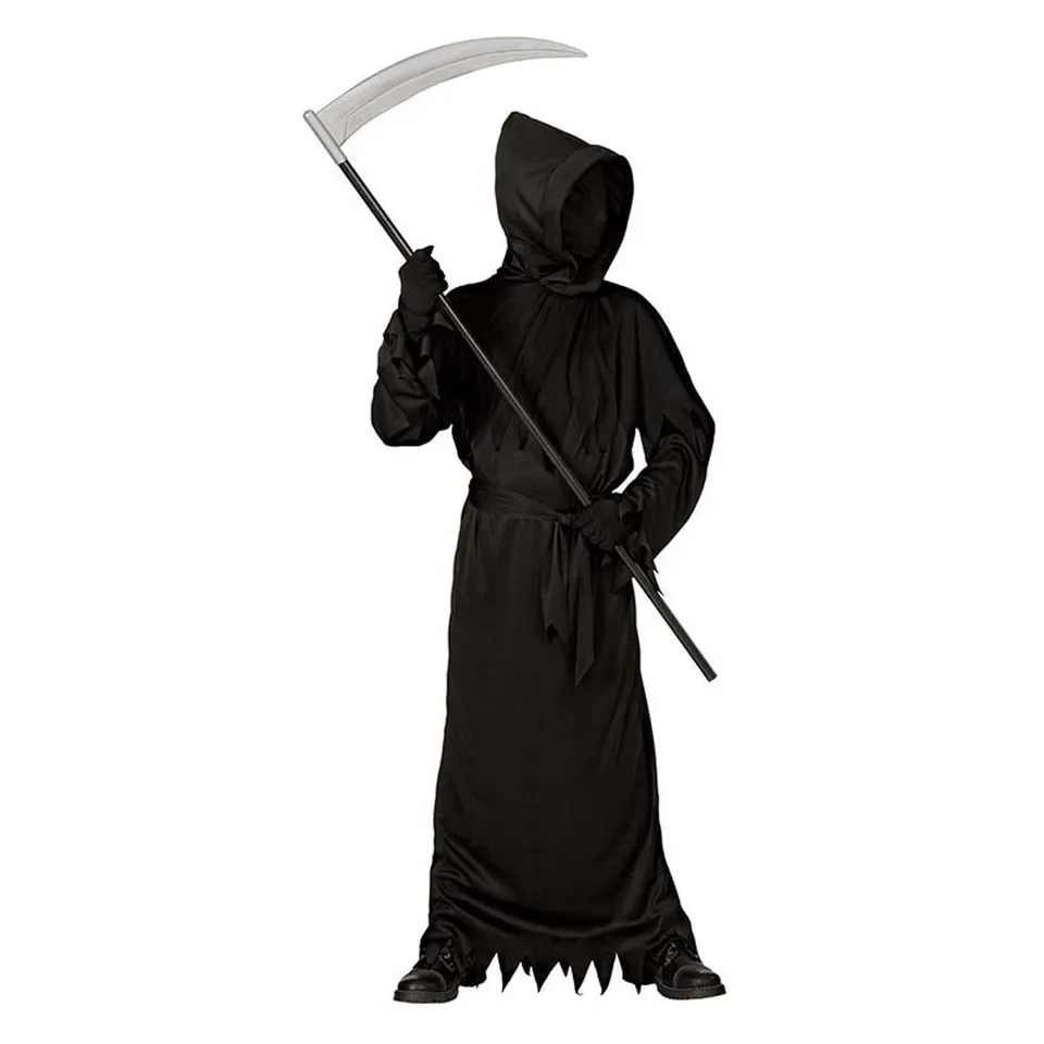 das-kost-mland-reaper-sensenmann-kost-m-kinder-gr-116-schwarz image 1