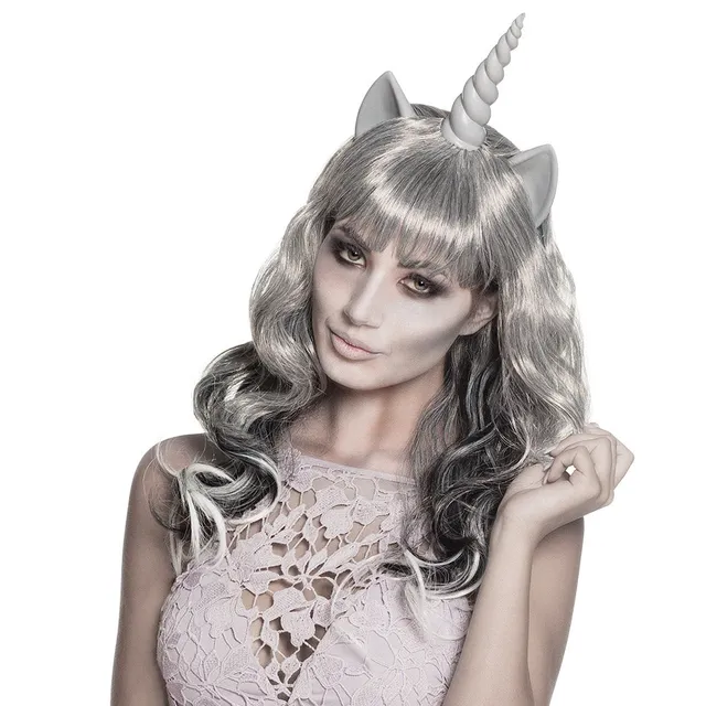 das-kost-mland-ghost-unicorn-per-cke-grau-einhorn-damen image 1
