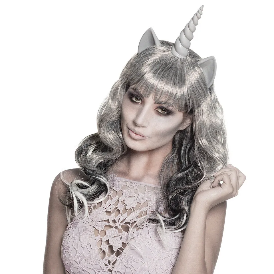 das-kost-mland-ghost-unicorn-per-cke-grau-einhorn-damen image 1