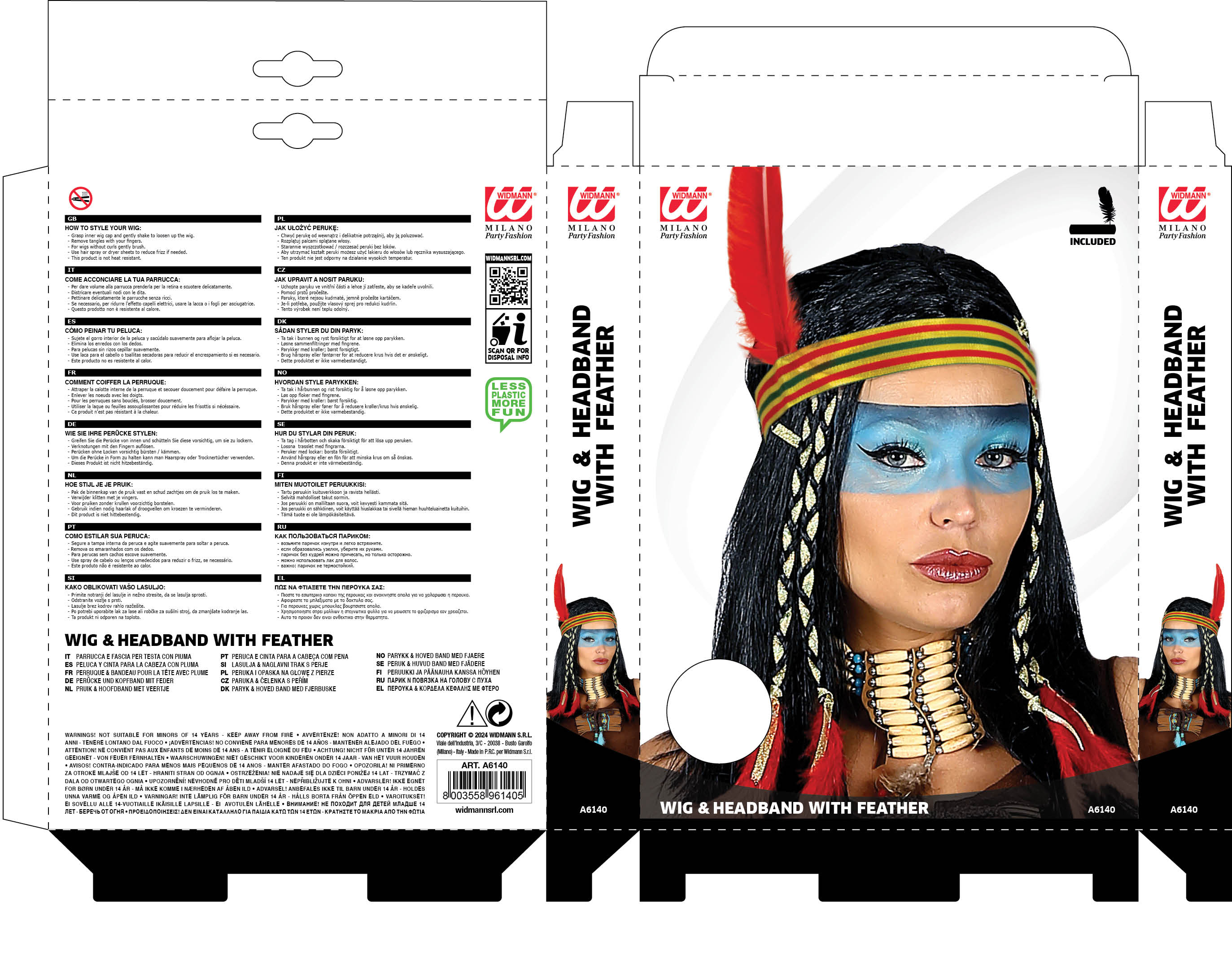 das-kost-mland-cheyenne-per-cke-indianerin-schwarz-damen image 3