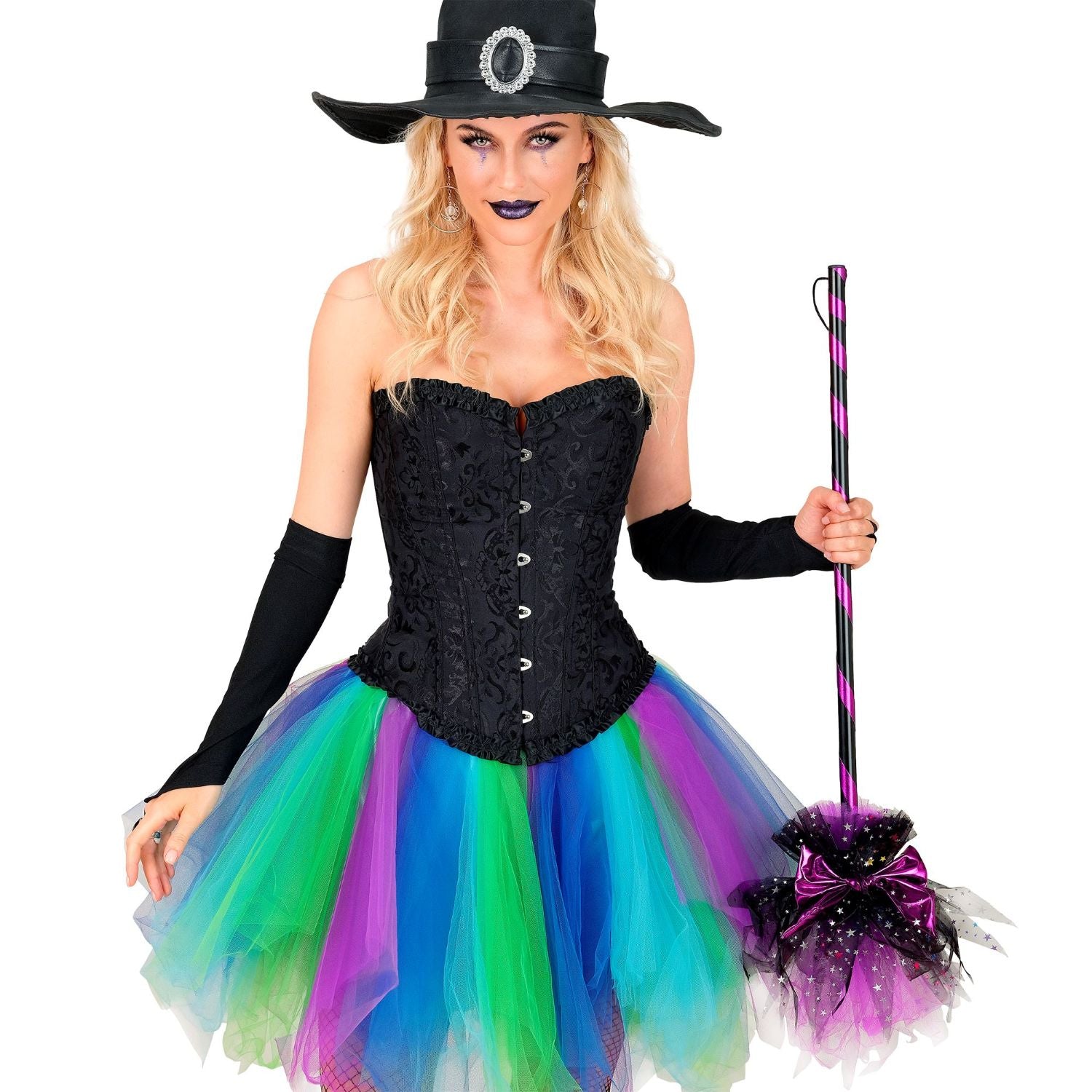 das-kost-mland-hexenbesen-85-cm-kost-mbesen-violett-schwarz image 3