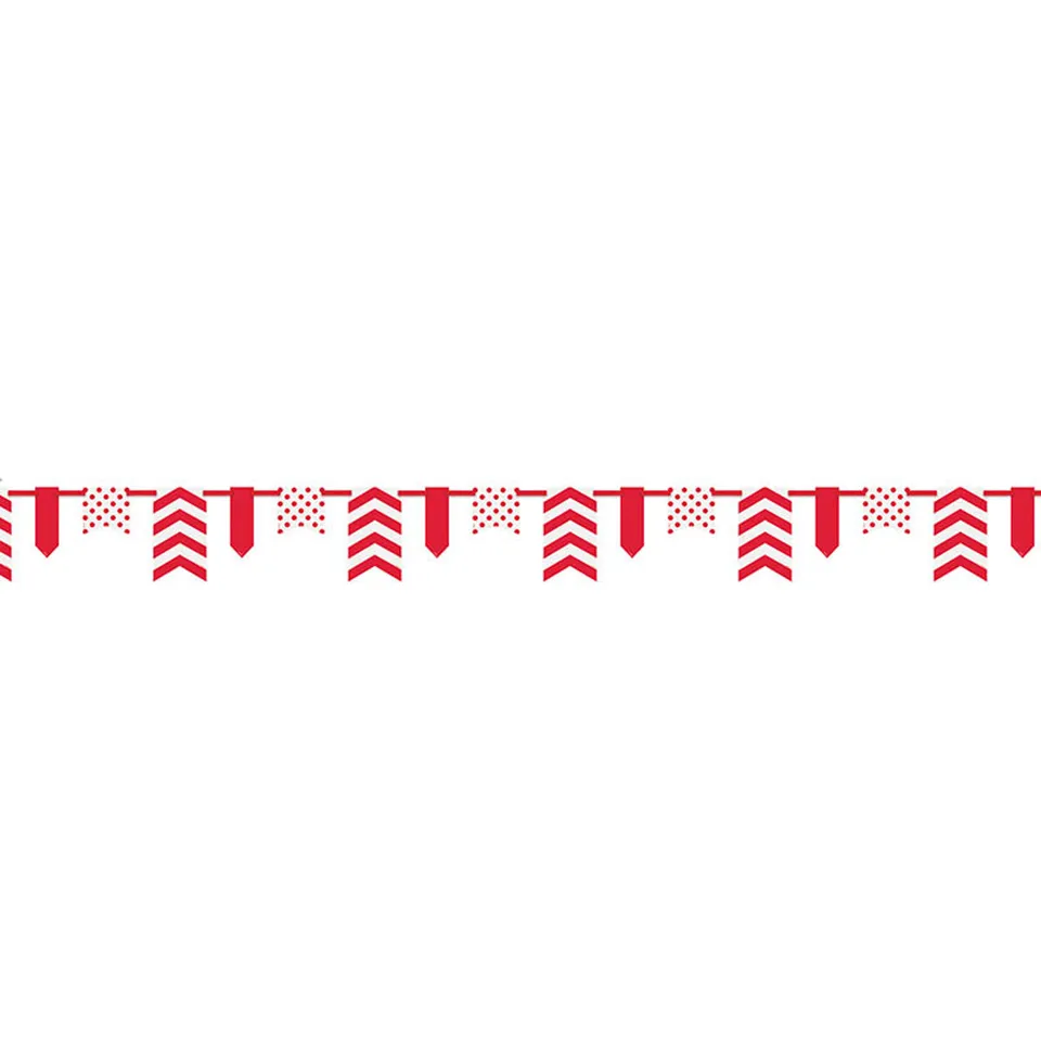 dekoration-banner-dots-stripes-chevron-rot-f-r-party image 1