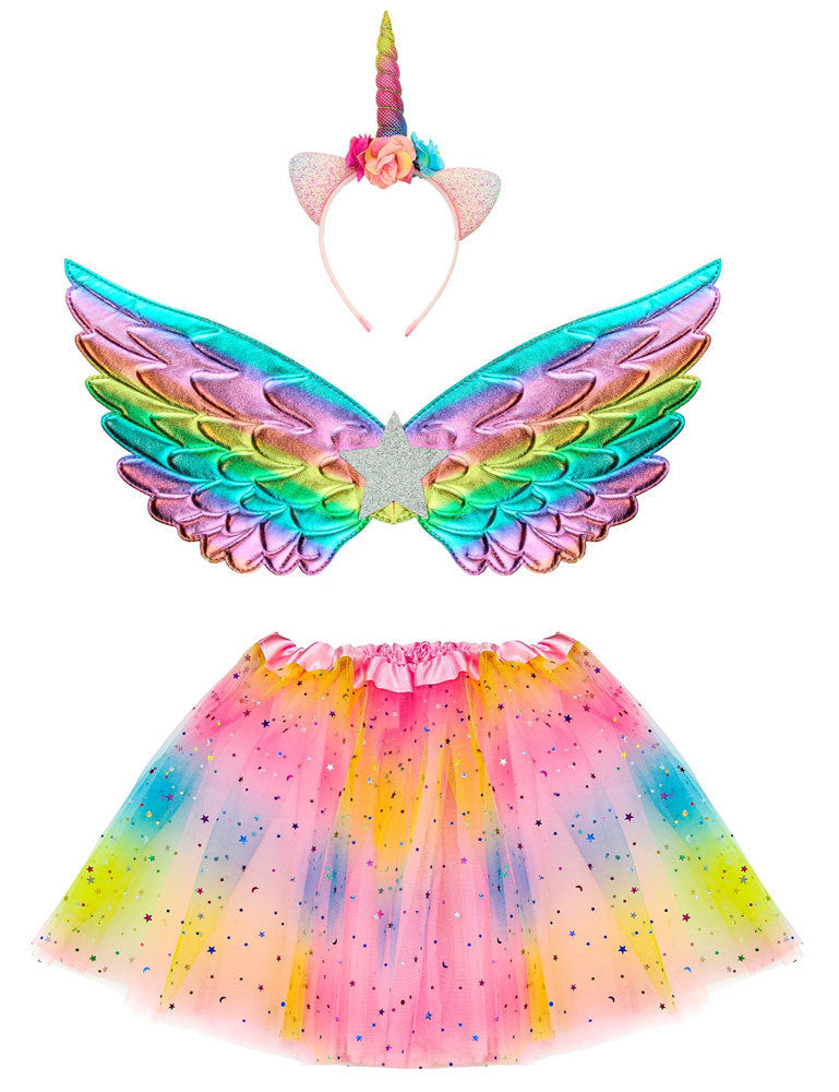 das-kost-mland-rainbow-einhorn-kost-m-m-dchen-3-tlg-mit-fl-geln image 1