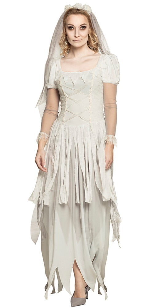 das-kost-mland-geister-zombie-braut-kost-m-damen-wei-36-38 image 1