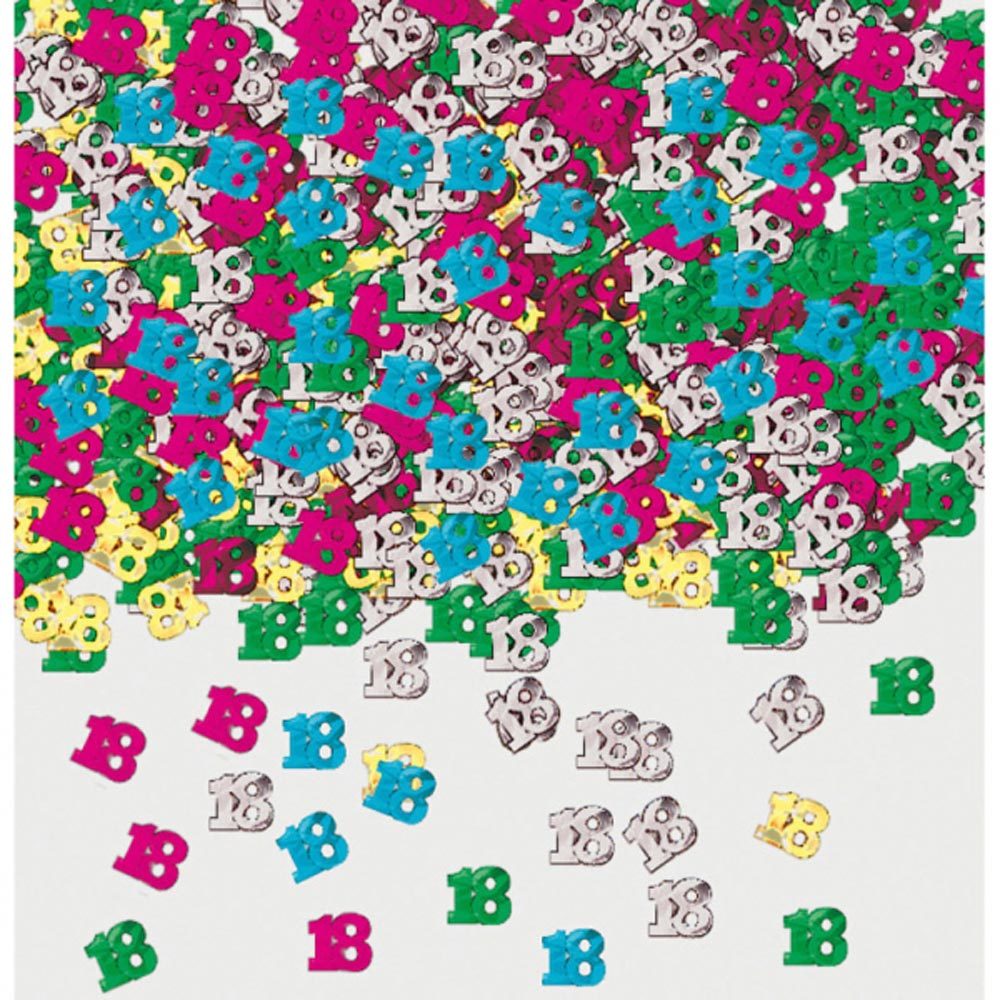 amscan-konfetti-18-folienkonfetti-mehrfarbig-14g-geburtstag image 1