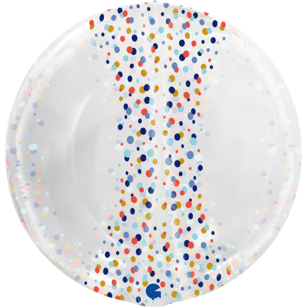 das-kost-mland-dekorationen-transparent-confetti-4d-folienballon-48cm-mehrfarbig image 2