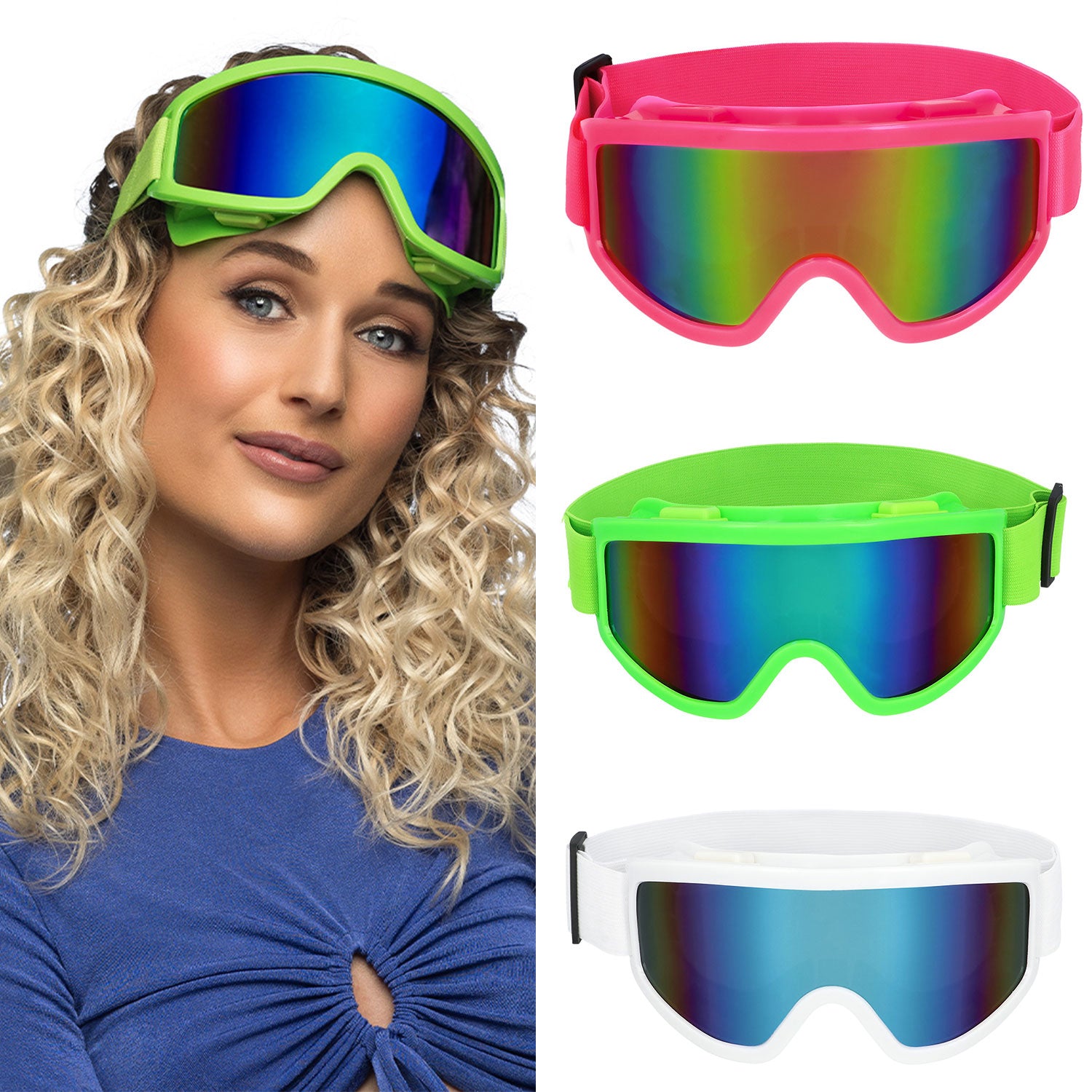 neon-party-skibrille-80er-jahre-kost-m-uv-neon-gr-n image 1