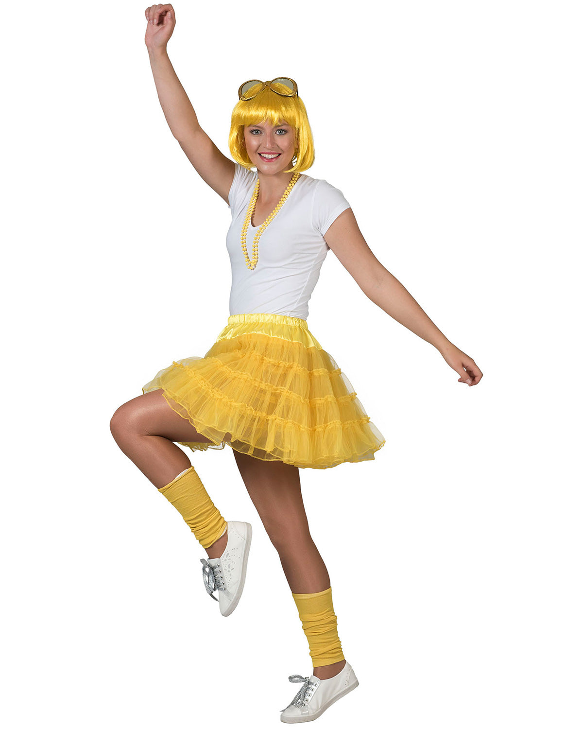 das-kost-mland-karina-petticoat-damen-t-llrock-33cm-gelb image 3